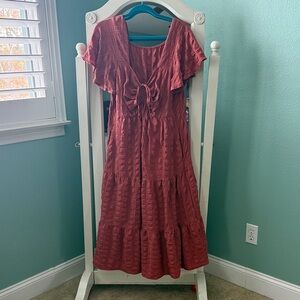 Elegant Red Women's Dress